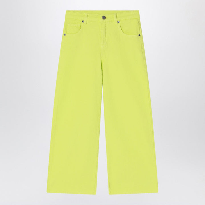 Pants 8 Douuod - Lime yellow cotton pants Brand