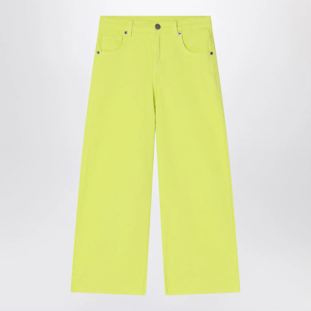 Douuod - Lime yellow cotton pants Brand Pants 8