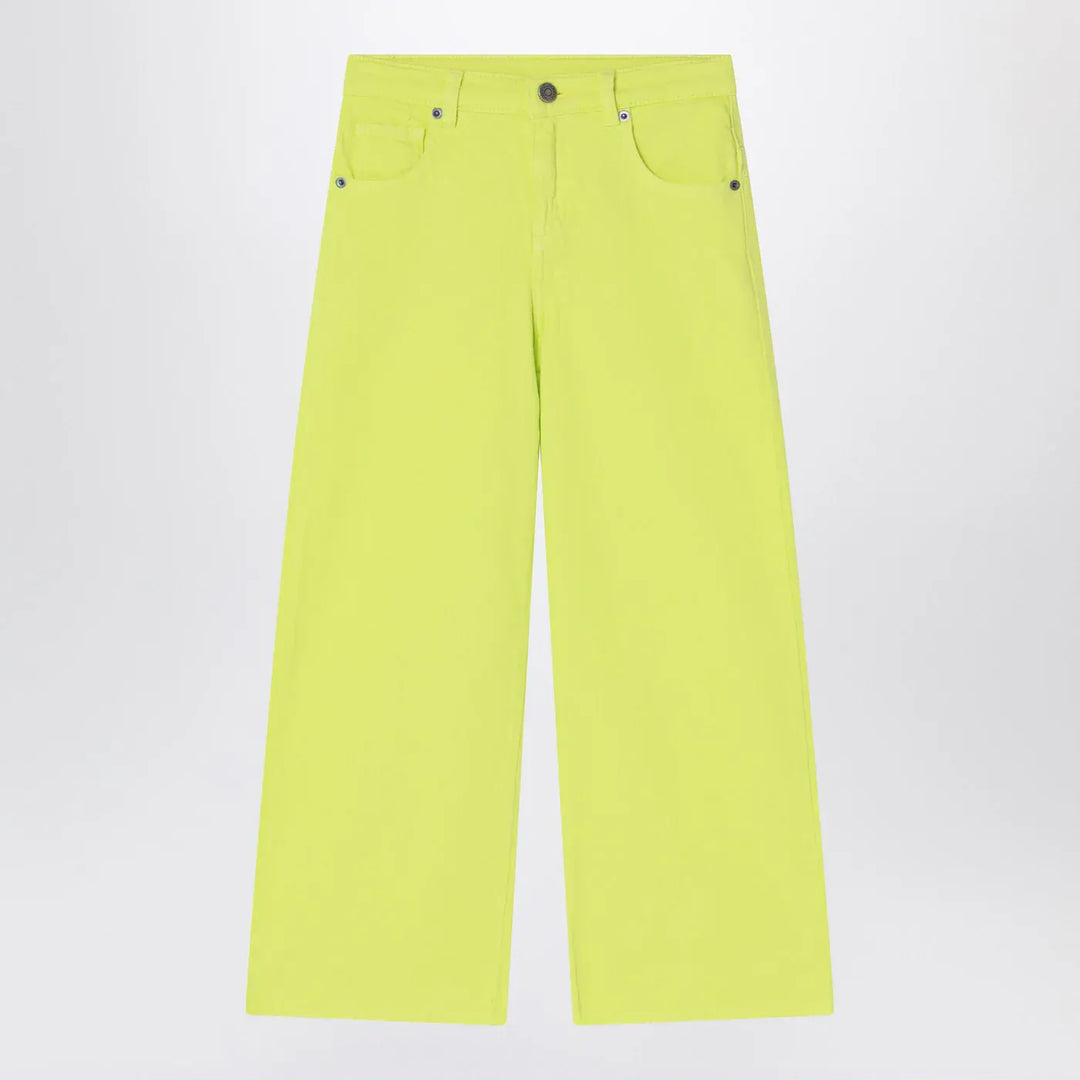 Douuod - Lime yellow cotton pants Brand Pants 8