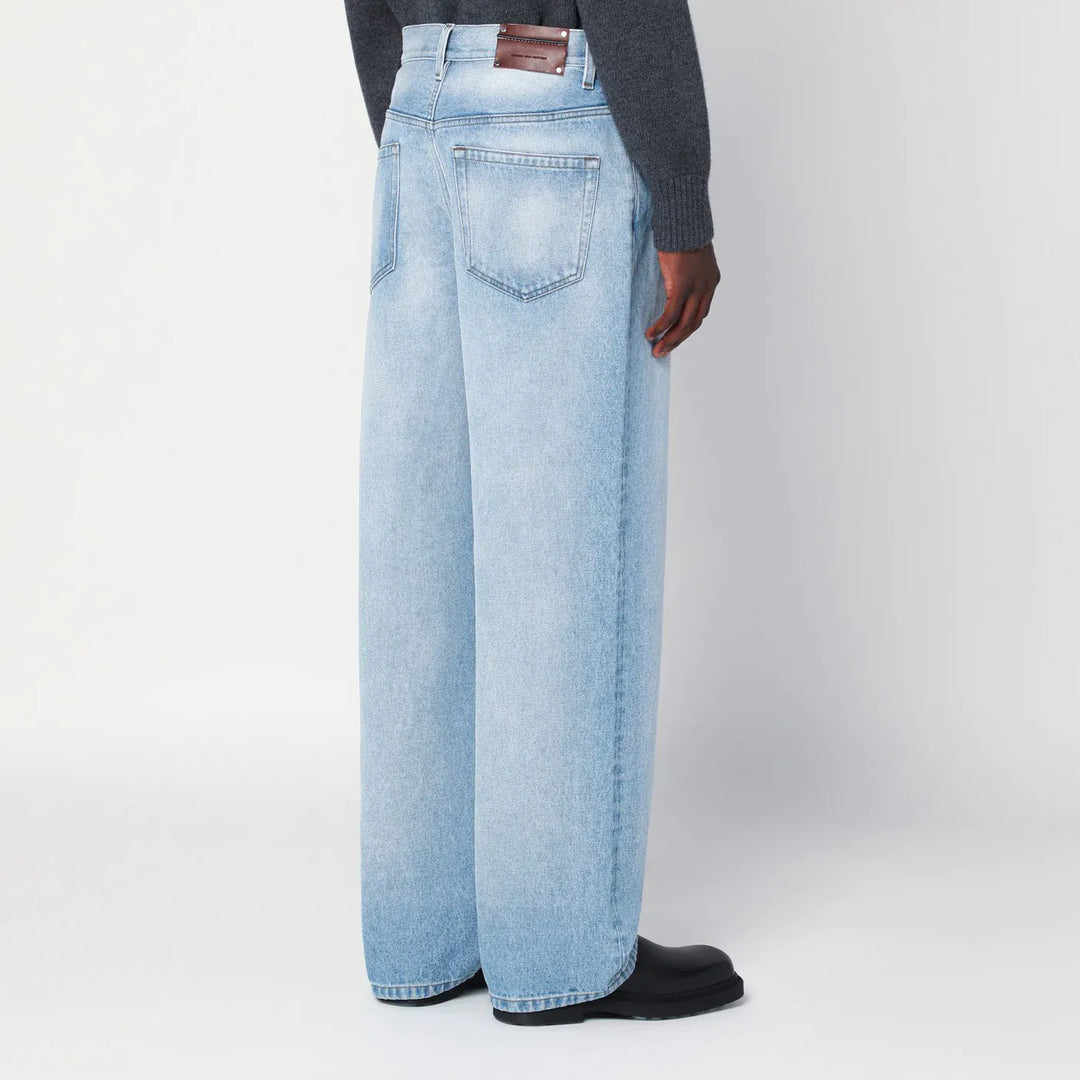 Dries Van Noten - Light blue faded jeans Brand Pants 31