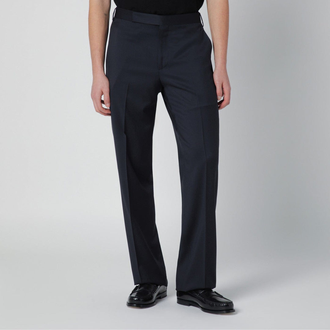 Pants Lardini - Blue wool trousers Brand