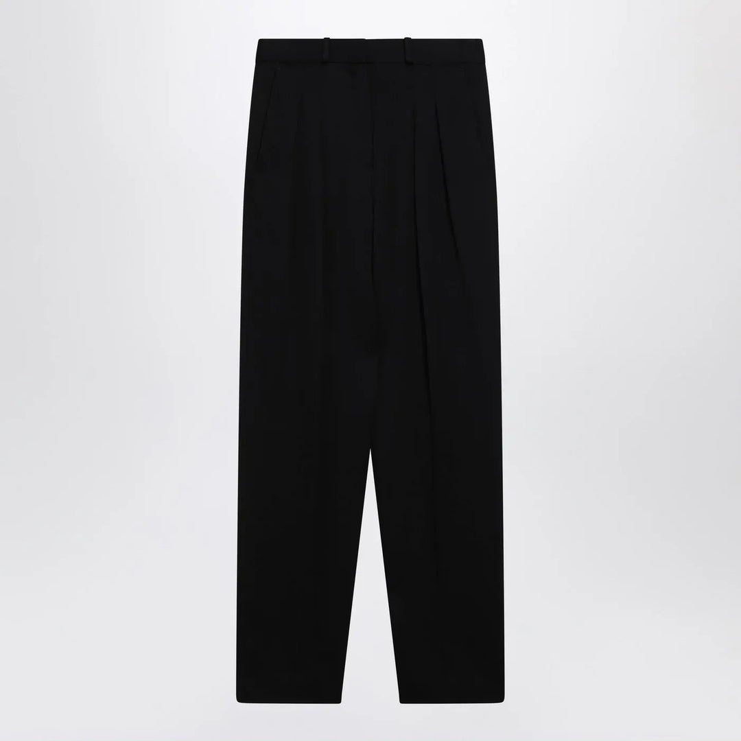 LouLou De Saison - Black wool-blend trousers Brand Pants 36  FR