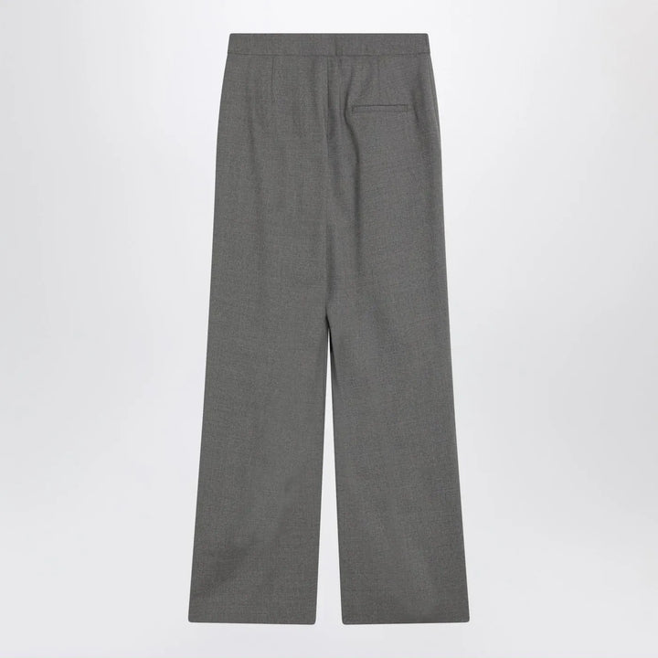 LouLou De Saison - Wide grey wool pants Brand Pants 38  FR