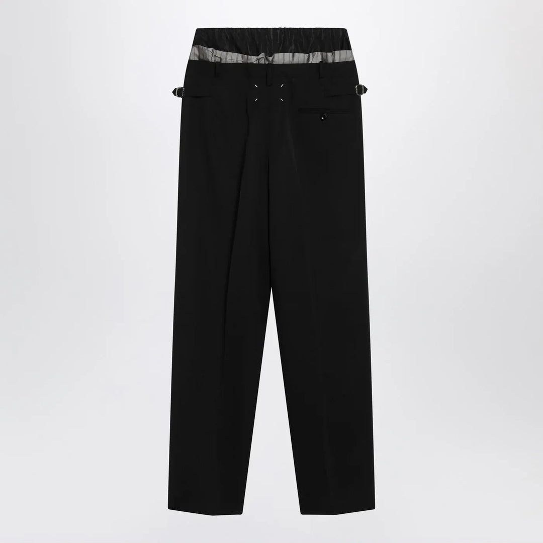 Maison Margiela - Black trousers “Anonymity of the Lining” Brand Pants 50 IT