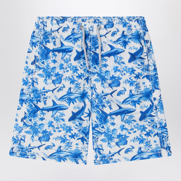Pants 10 MC2 Saint Barth - Jean long swimsuit with sharks Brand