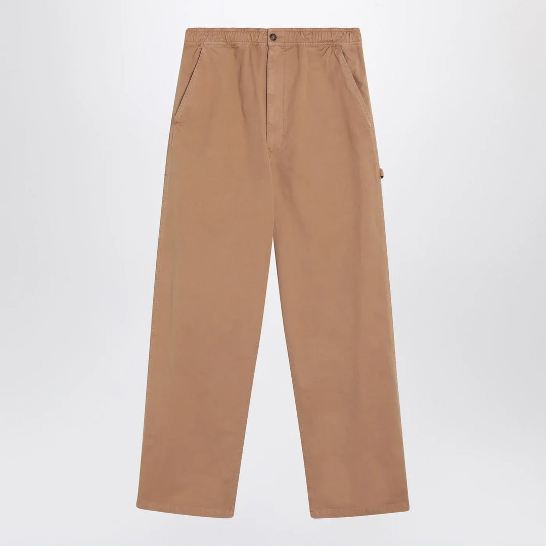 MM6 Maison Margiela - Baggy/loose ochre cotton pants Brand Pants 46 IT