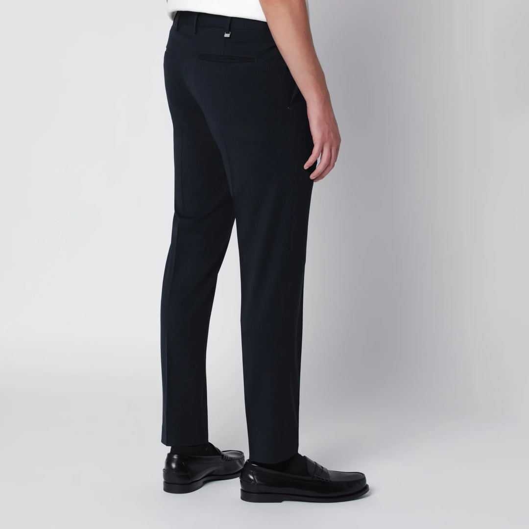 PT Torino - Dieci trousers in blue wool blend Brand Pants