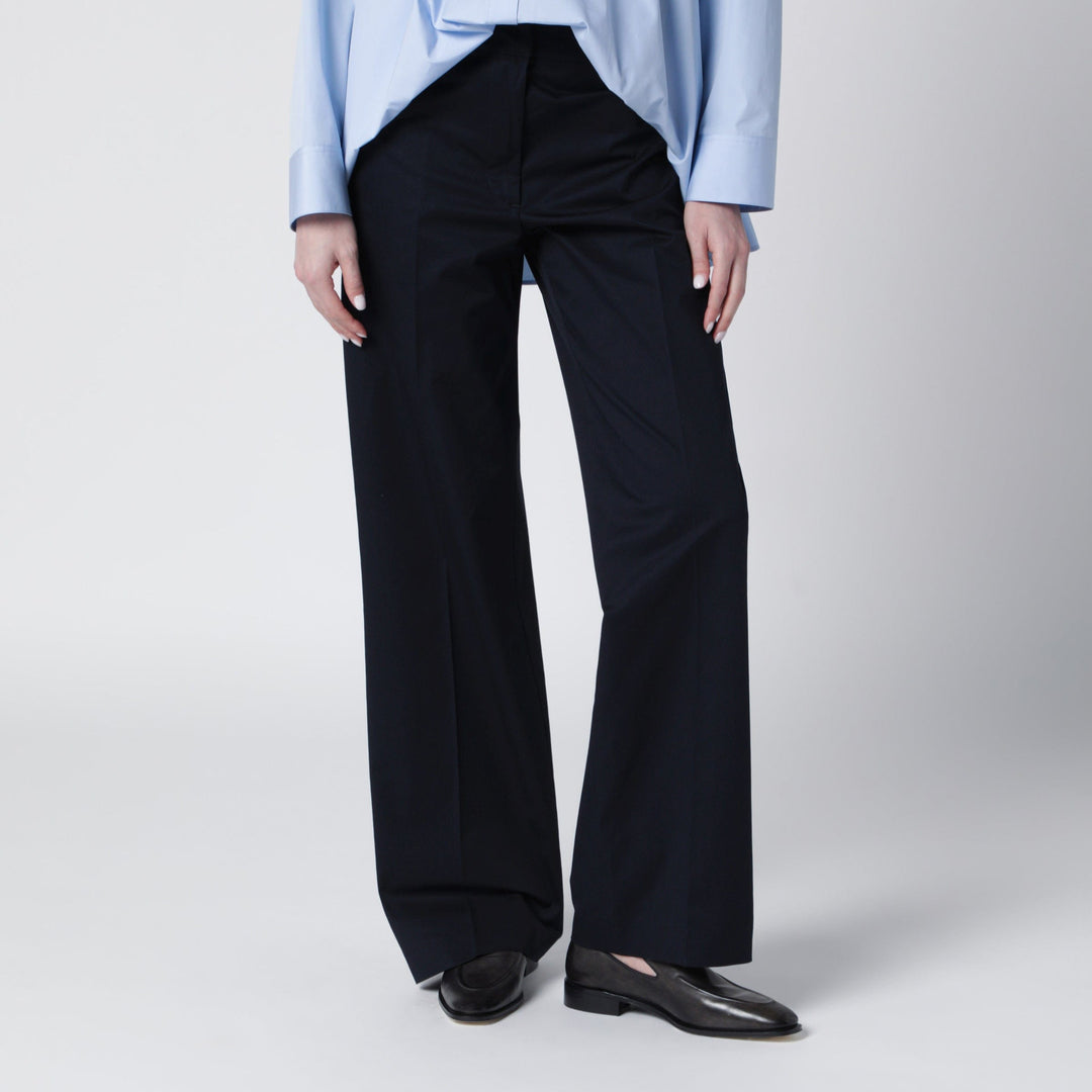 Pants PT Torino - Francoise blue cotton blend trousers Brand