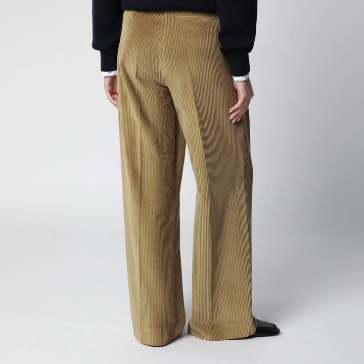 Róhe - Beige Ted Corduroy Trousers Brand Pants