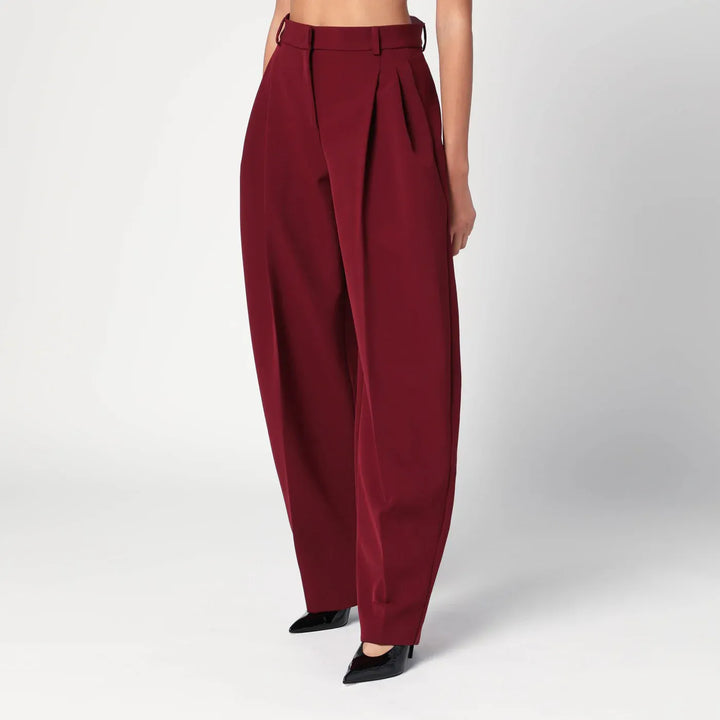 THE ANDAMANE - Bordeaux pleated pants Brand Pants