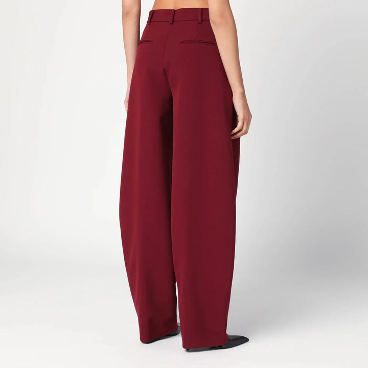 THE ANDAMANE - Bordeaux pleated pants Brand Pants