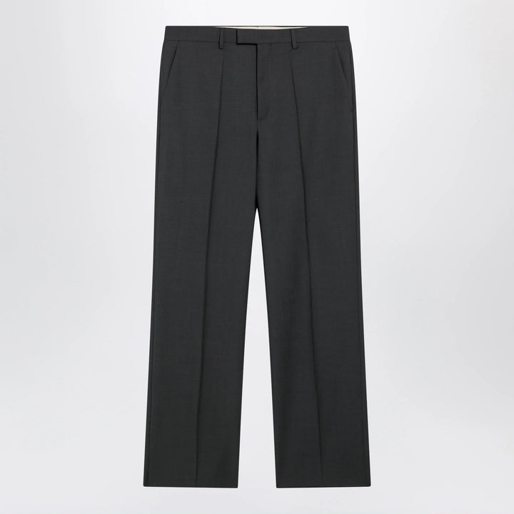 Valentino - Gray wool-blend pants Brand Pants 48 IT