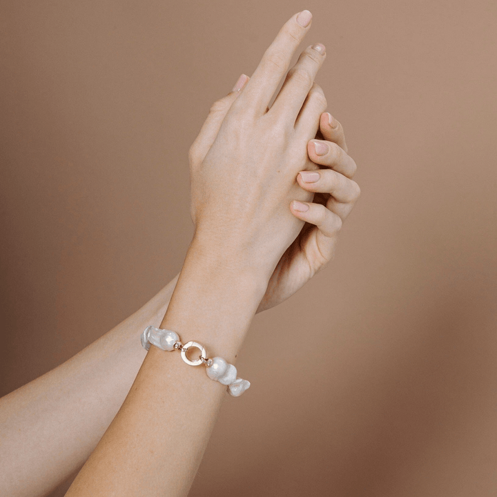 Ikecho Pearl Bracelets Pebble Bracelet Pebble Bracelet Brand
