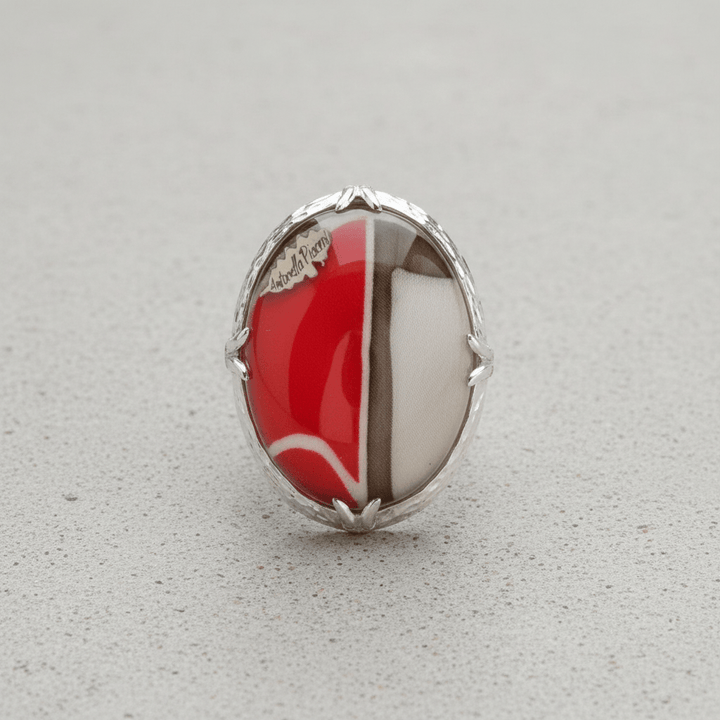 Antonella Piacenti Batik Silver Ring 925 Brand Rings