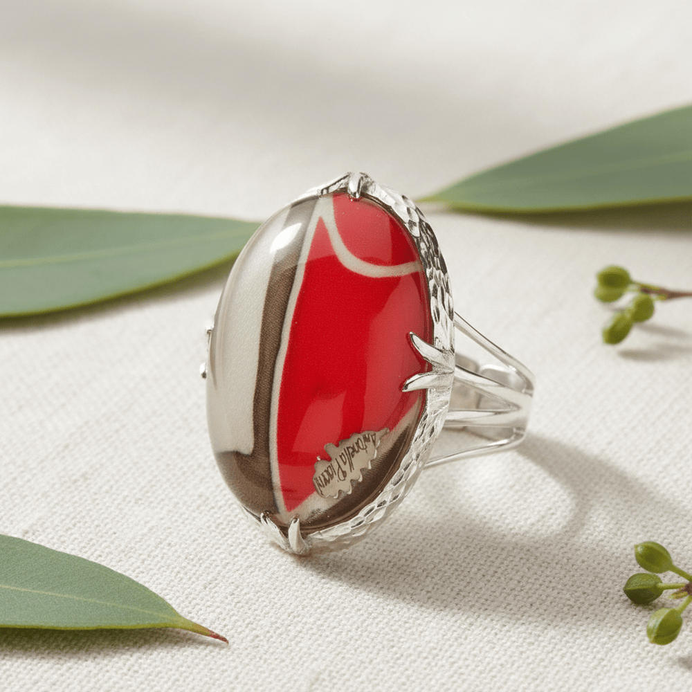 Antonella Piacenti Batik Silver Ring 925 Brand Rings