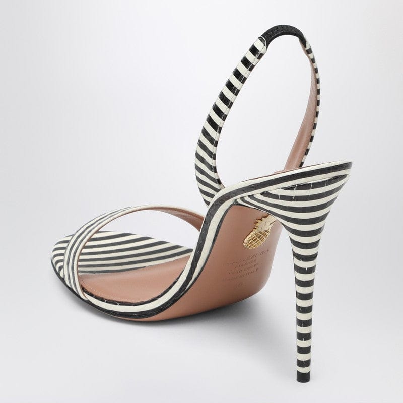 Aquazzura Sandals 38 Aquazzura So Nude 105 white and black sandals Aquazzura So Nude 105 white and black sandals Brand