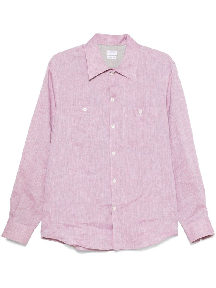 Brunello Cucinelli Shirts L Brunello Cucinelli Shirts Pink Brunello Cucinelli Shirts Pink Brand