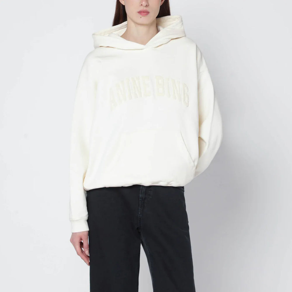 ANINE BING - Cream Harvey hoodie Brand Shirts & Tops S