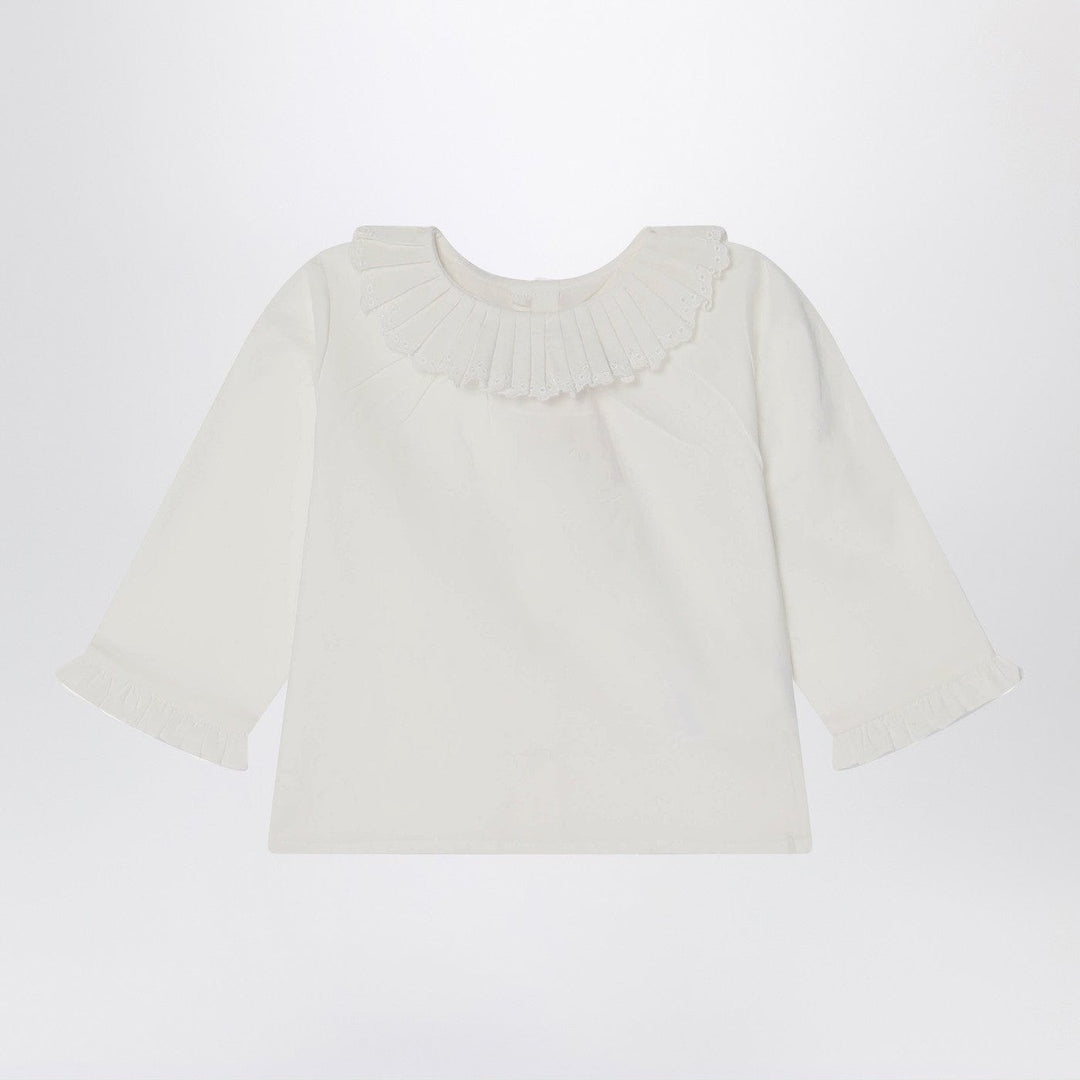Shirts &amp; Tops 2A Bonpoint - White Joliette blouse with ruffles Brand