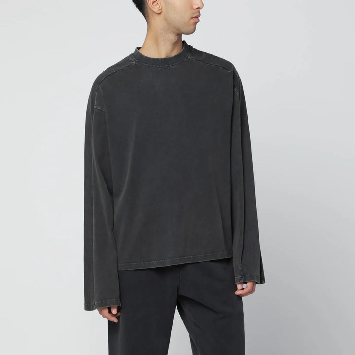 Entire Studios - Black washed long-sleeve top Brand Shirts &amp; Tops M