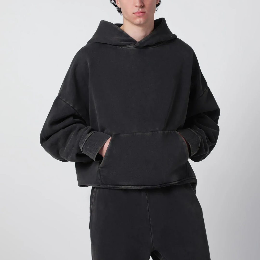 Entire Studios - Washed black cotton sweatshirt Brand Shirts &amp; Tops S