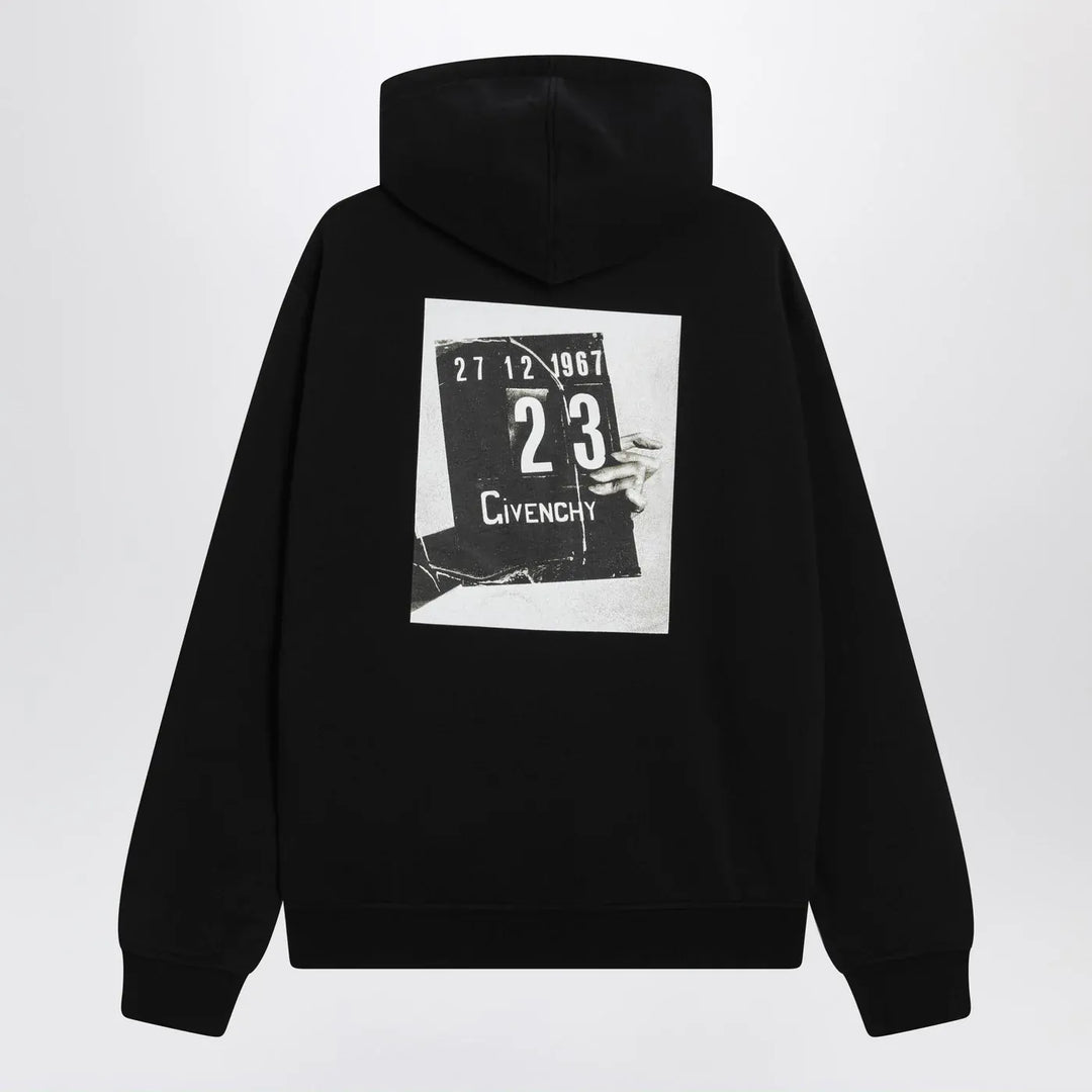 Givenchy - Black Couture Seam sweatshirt with Clapperboard print Brand Shirts &amp; Tops