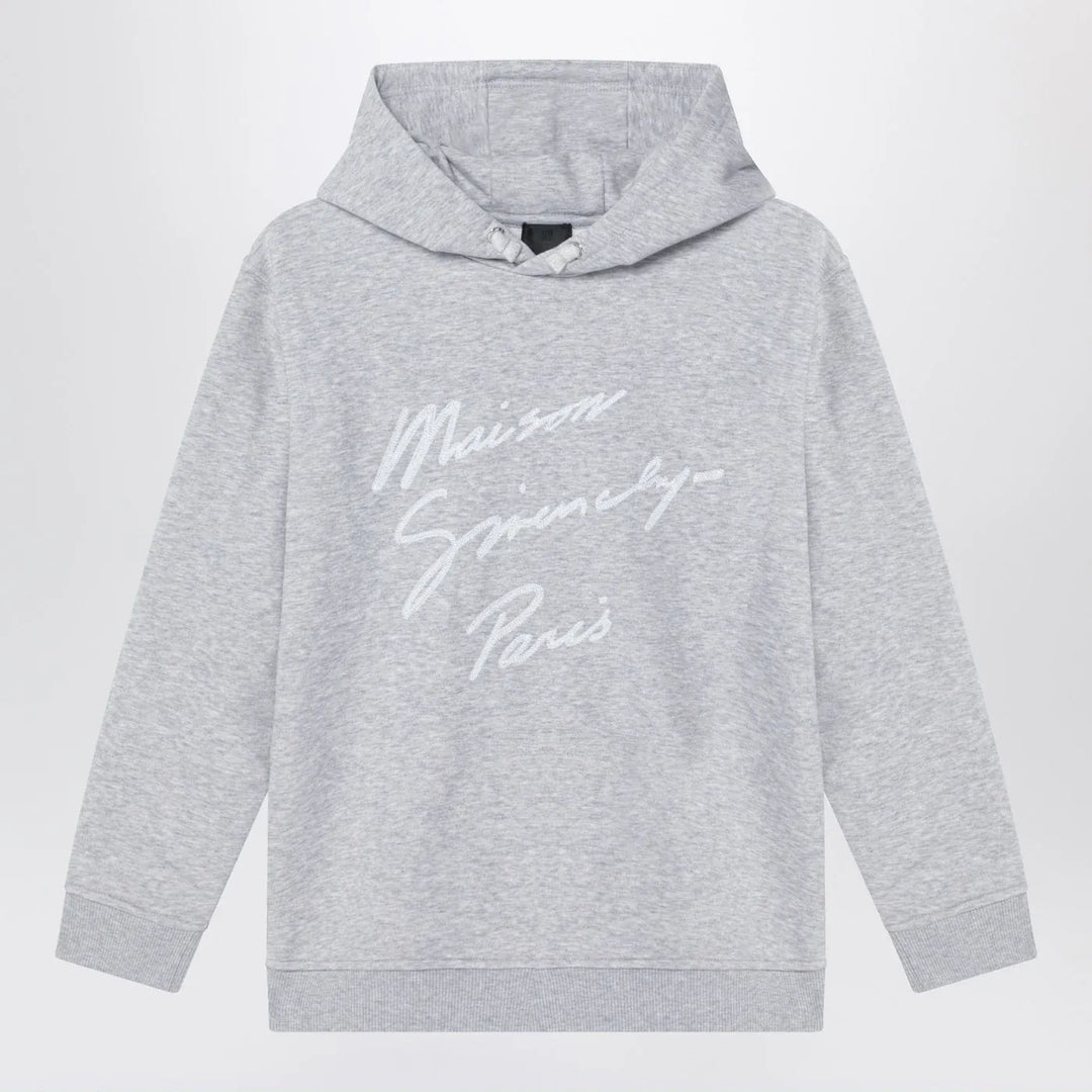 Givenchy - Grey hoodie with embroidered logo Brand Shirts &amp; Tops 8