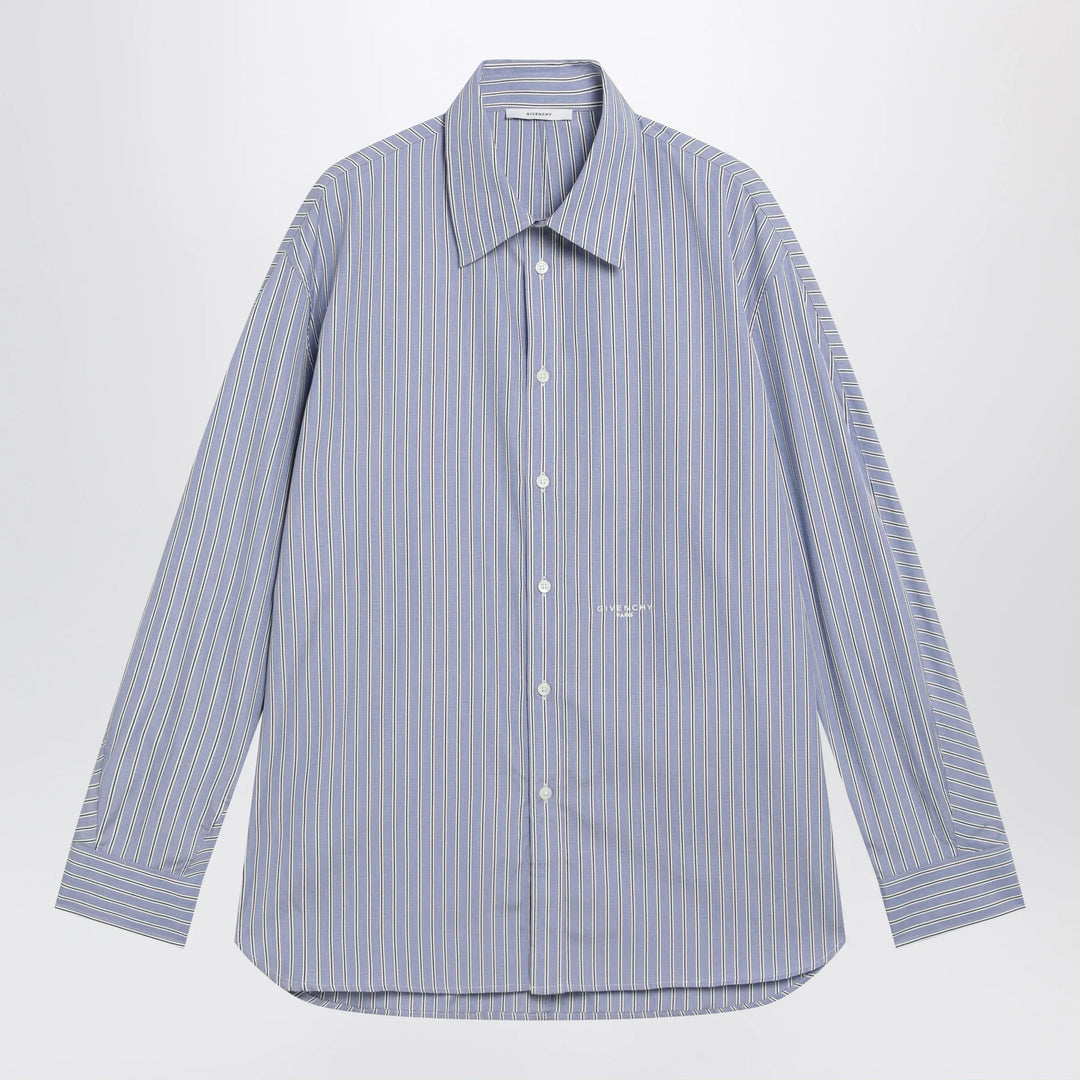 Givenchy - White/blue striped poplin shirt Brand Shirts &amp; Tops 40