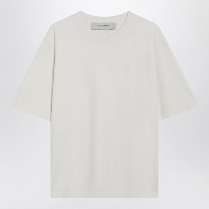 Shirts &amp; Tops Golden Goose - White T-shirt with reverse lettering logo on the back Brand