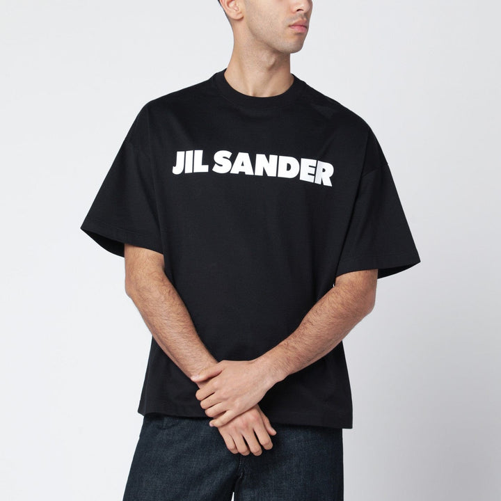 Shirts &amp; Tops Jil Sander - Black boxy T-shirt with logo Brand