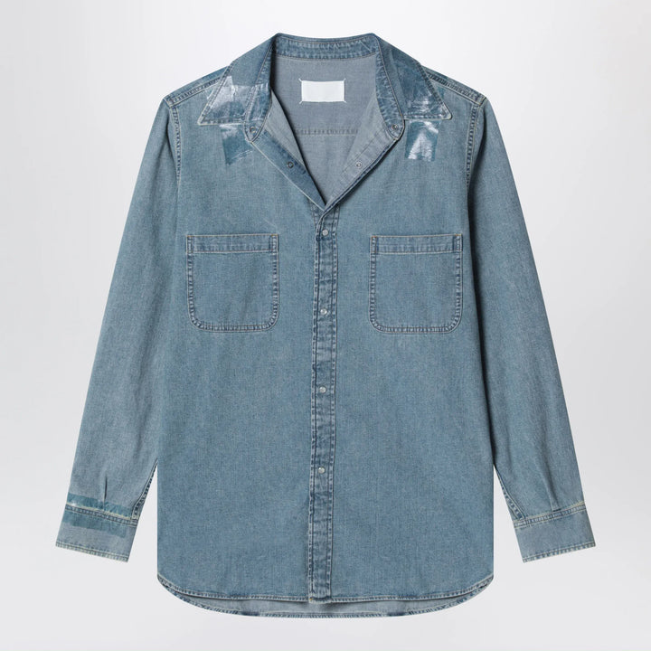 Maison Margiela - Ice blue denim shirt Brand Shirts &amp; Tops 48 IT