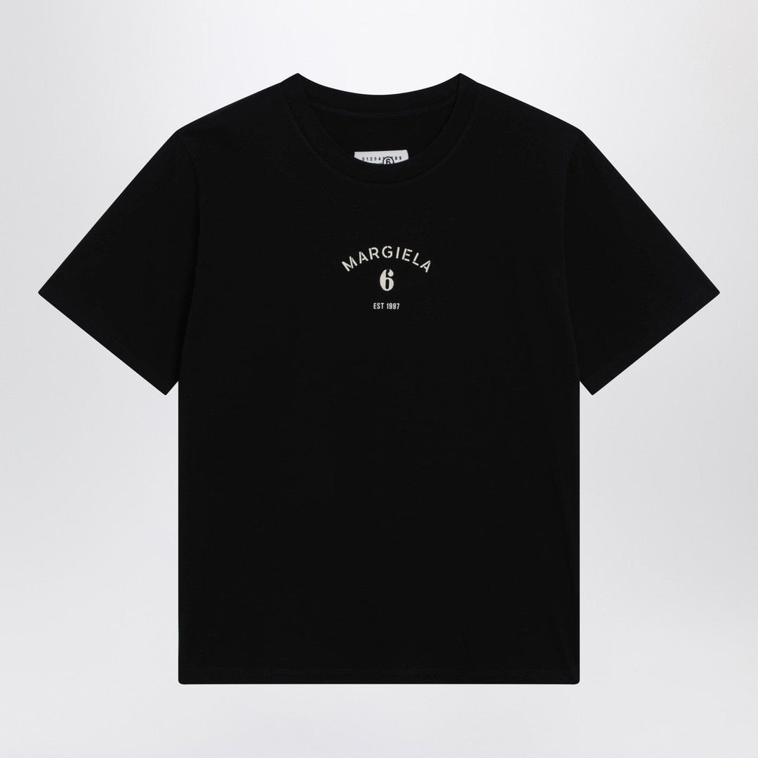 Shirts & Tops MM6 Maison Margiela - Black T-shirt with logo print Brand
