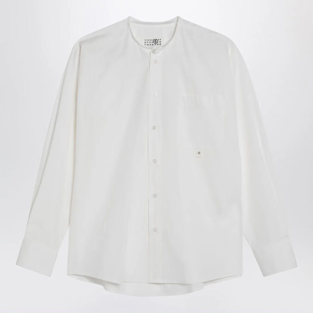 MM6 Maison Margiela - White shirt in cotton Brand Shirts & Tops 46 IT