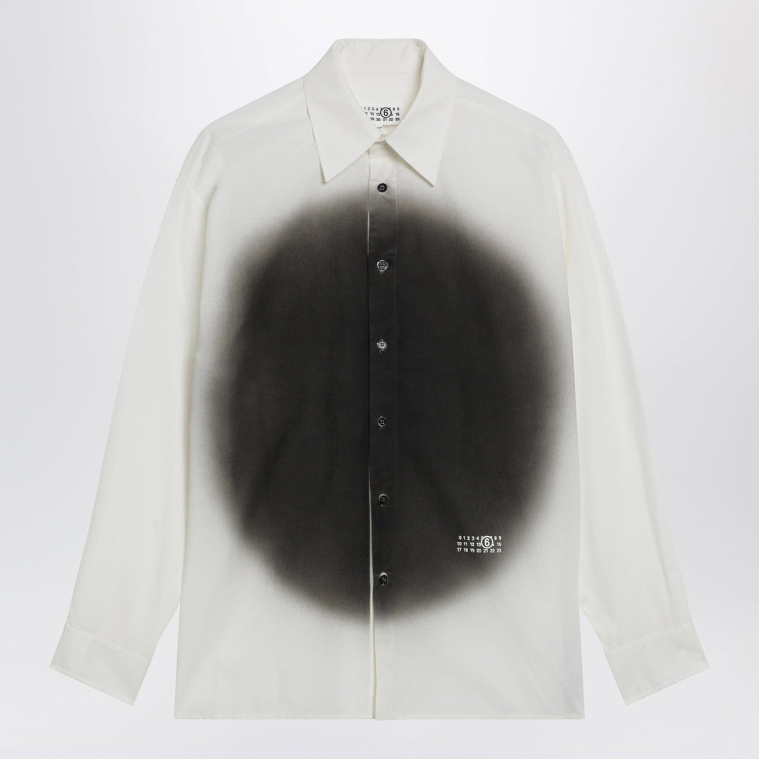 Shirts &amp; Tops MM6 Maison Margiela - White shirt with spray print Brand