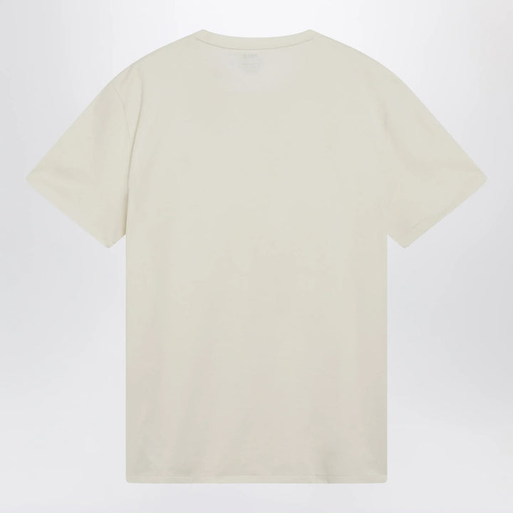 Polo Ralph Lauren - Cream Cotton Custom Slim-Fit T-Shirt Brand Shirts &amp; Tops