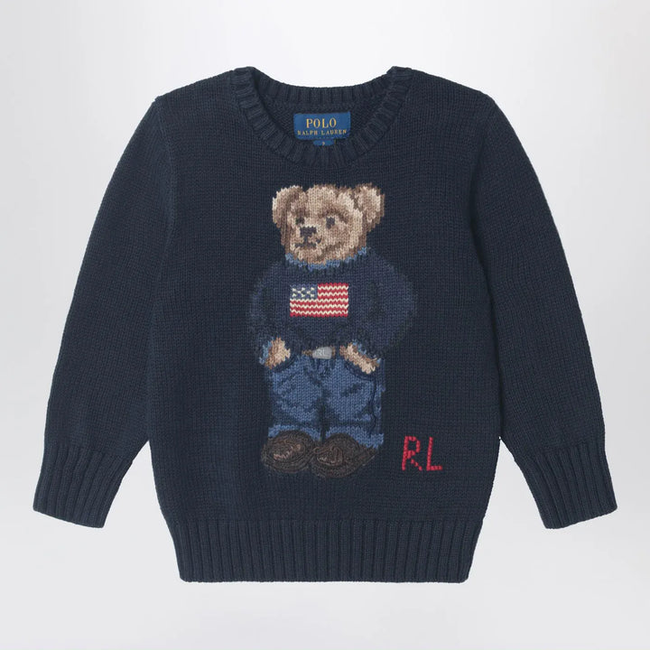 Polo Ralph Lauren - Navy blue Polo Bear cotton sweater Brand Shirts &amp; Tops 2