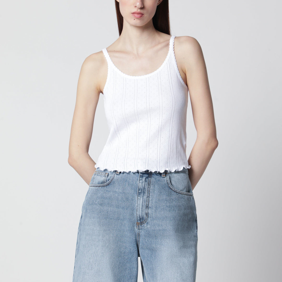 Shirts &amp; Tops Róhe - White organic cotton tank top Brand