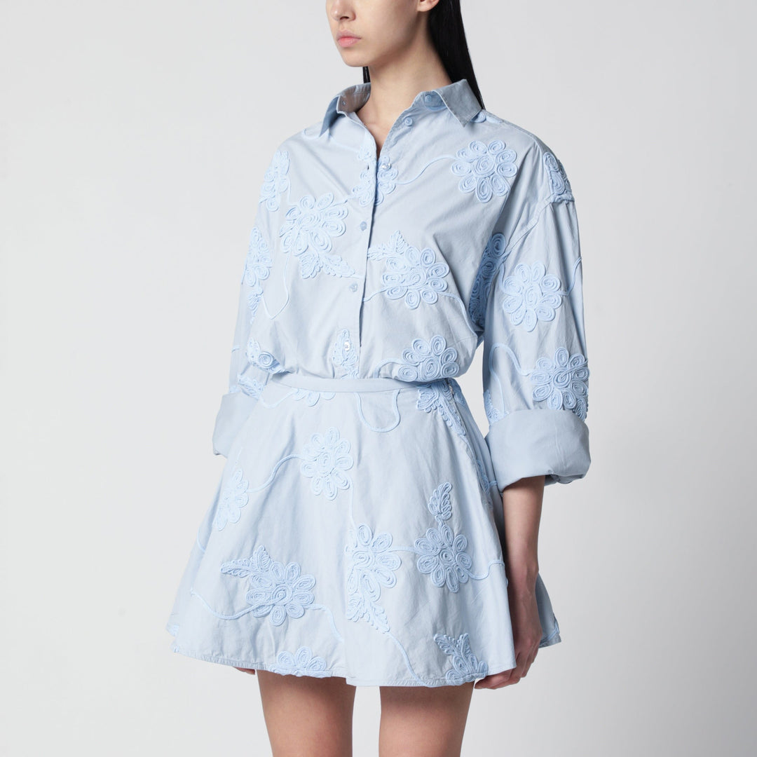 Shirts & Tops ROTATE Birger Christensen - Flower oversized shirt in organic cotton, Plein Air Brand