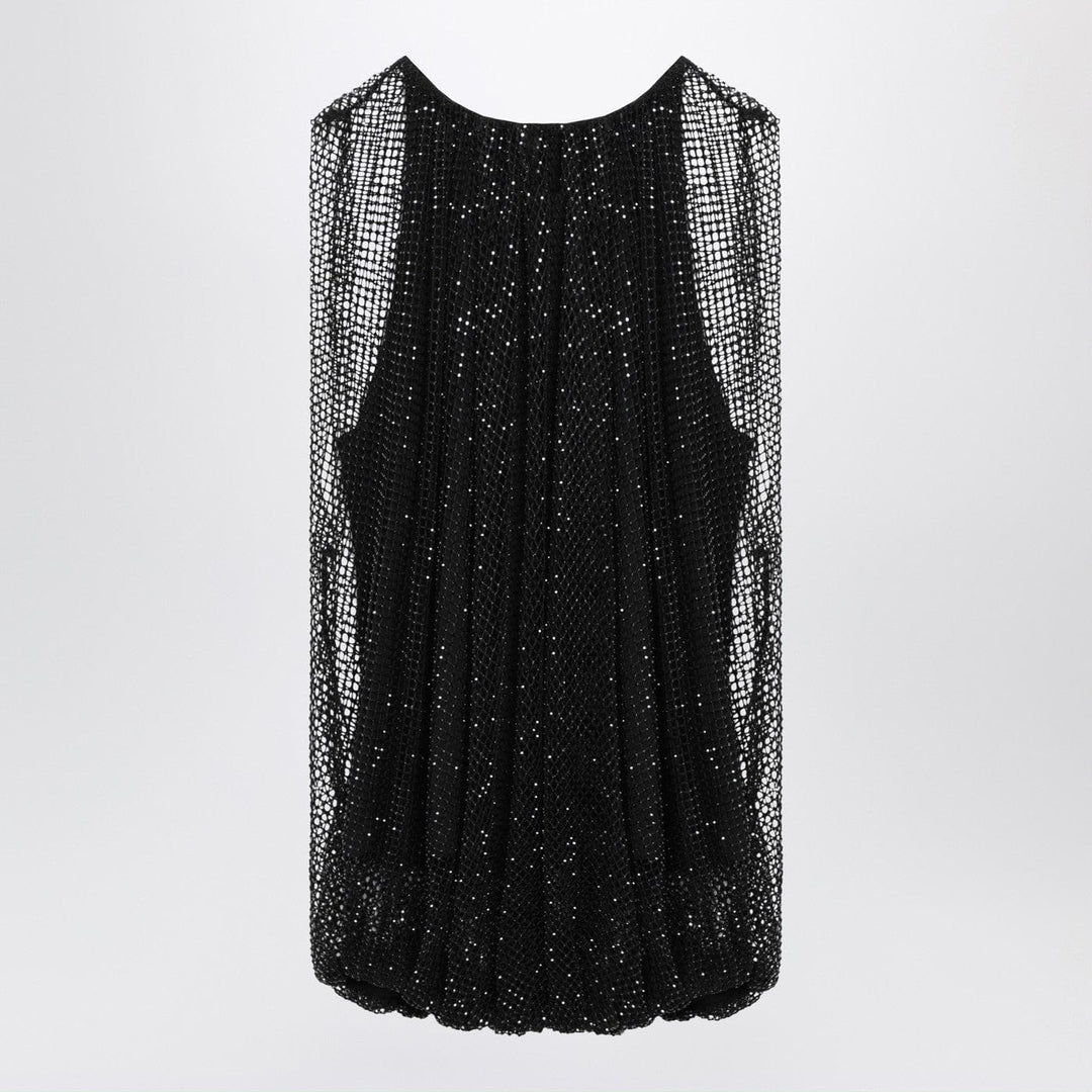Shirts & Tops Sportmax - Black mesh top with crystals Brand
