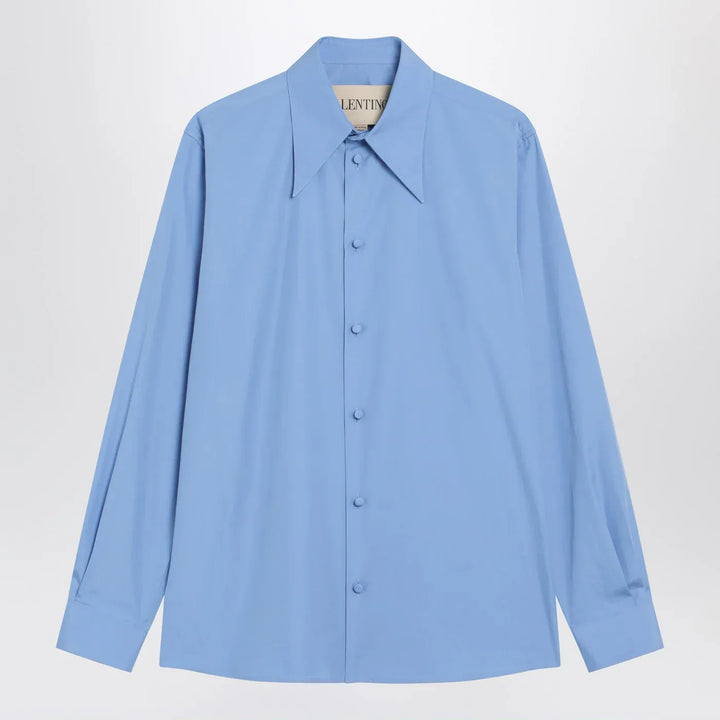 Valentino - Light blue cotton shirt Brand Shirts &amp; Tops 40