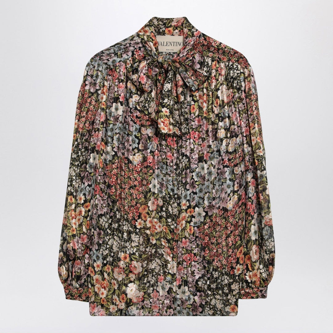 Shirts & Tops 42  IT Valentino - Silk blouse with floral print Brand