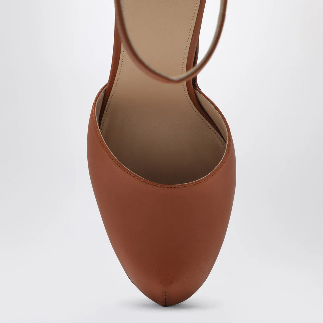 Chloé - Brown platform pumps with studs Brand Shoes