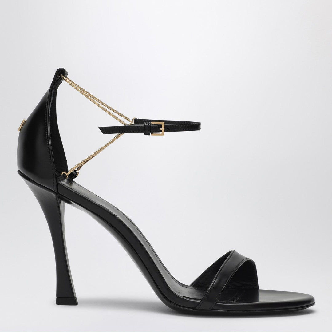 Shoes 41 IT Givenchy - 4G Liquid 95 sandals in black leather Brand