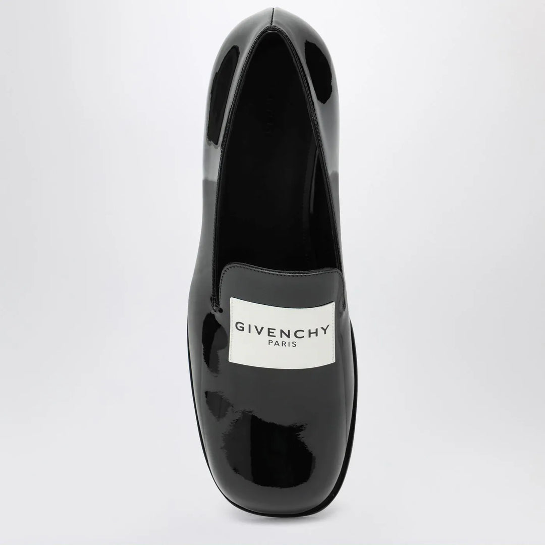 Givenchy - Black patent leather tuxedo loafers Brand Shoes 37 IT