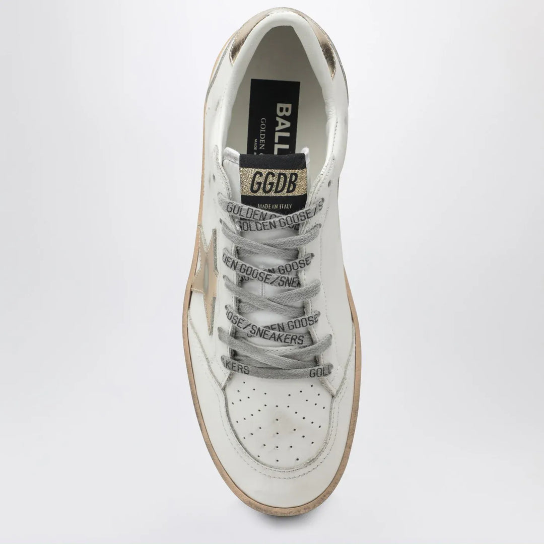 Golden Goose - Sneakers Ball Star white latte/gold Brand Shoes