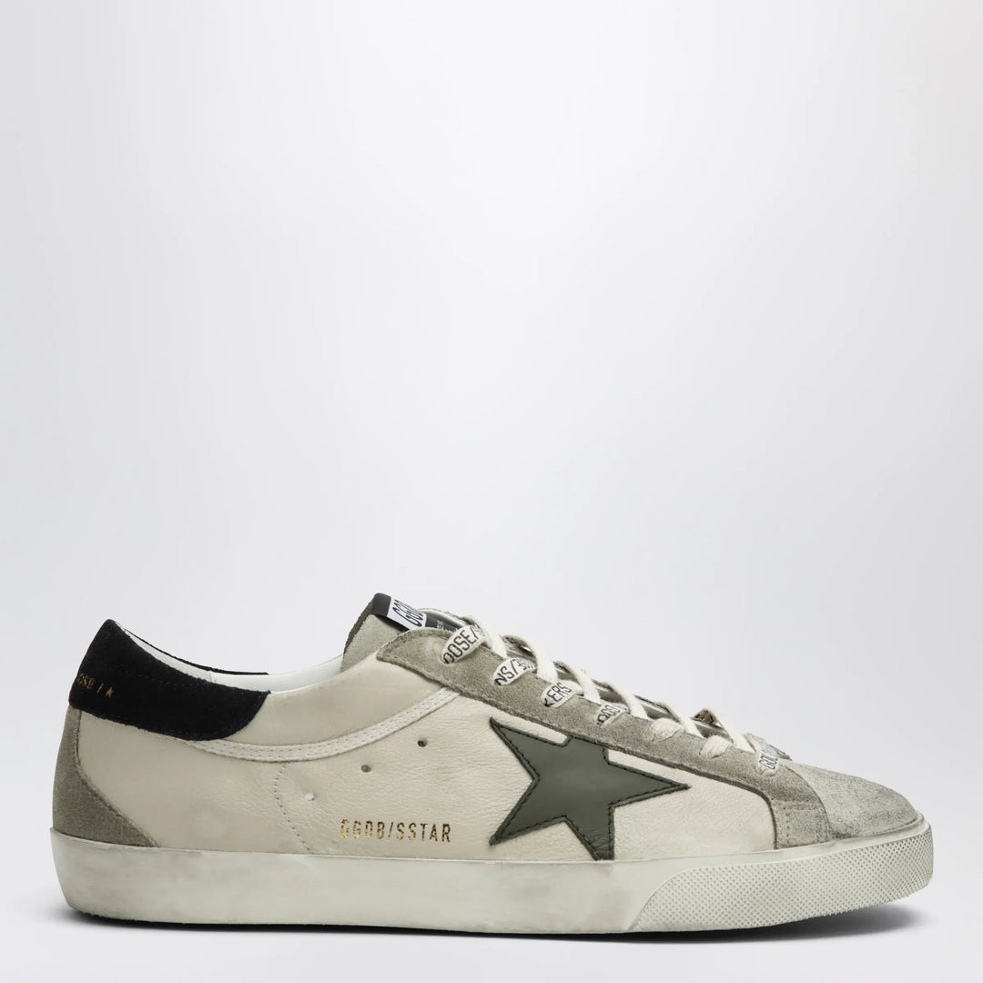 Golden Goose - Super-Star sneakers in cream/olive green/blue Brand Shoes 40 IT