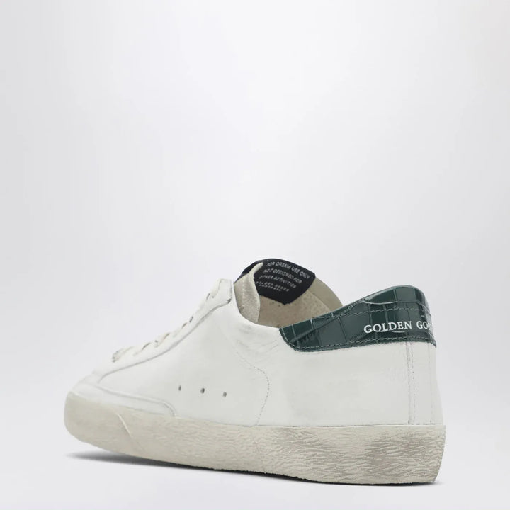 Golden Goose - Super-Star Sneakers in white/green Brand Shoes