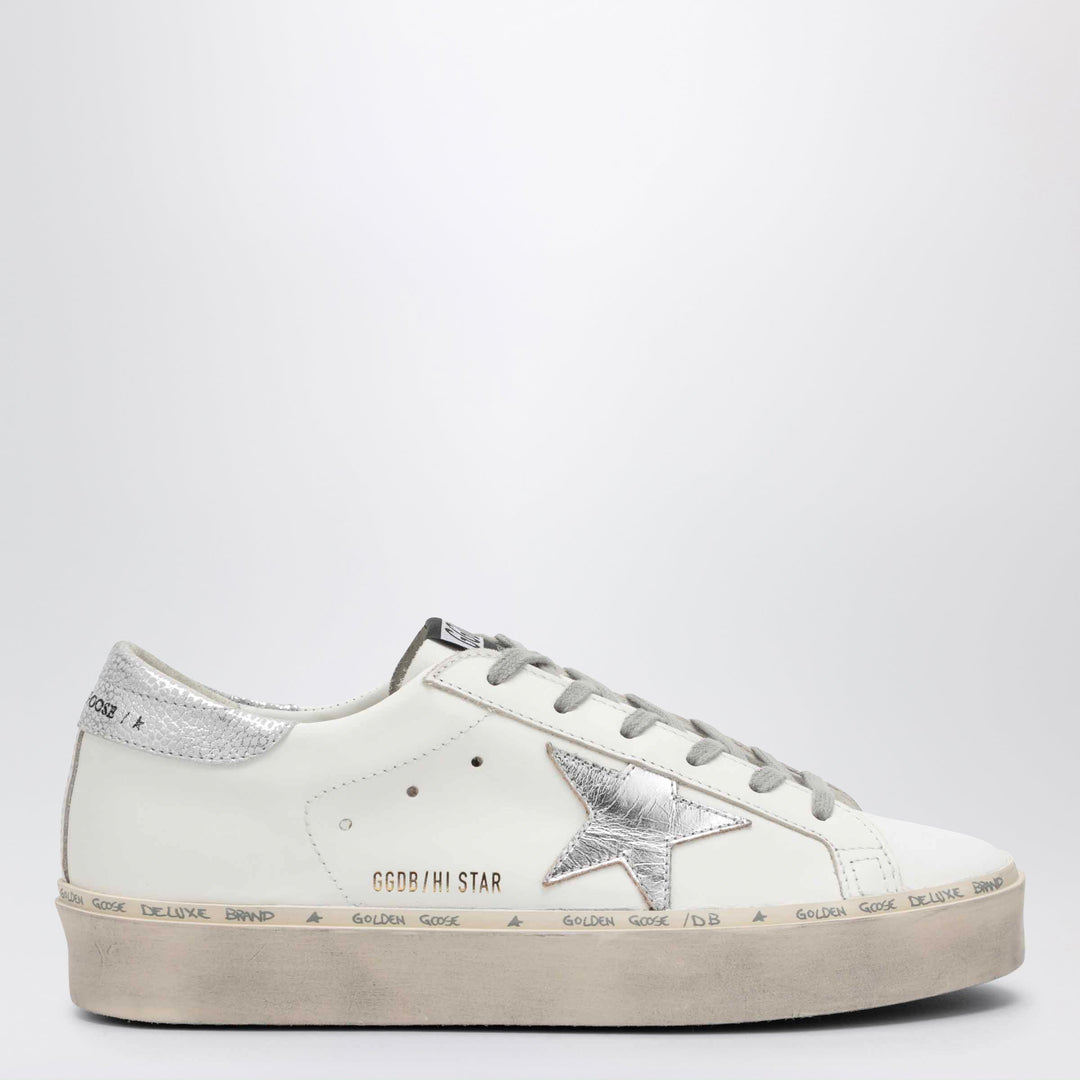 Golden Goose - White/silver Hi-Star Sneakers Brand Shoes 36 IT