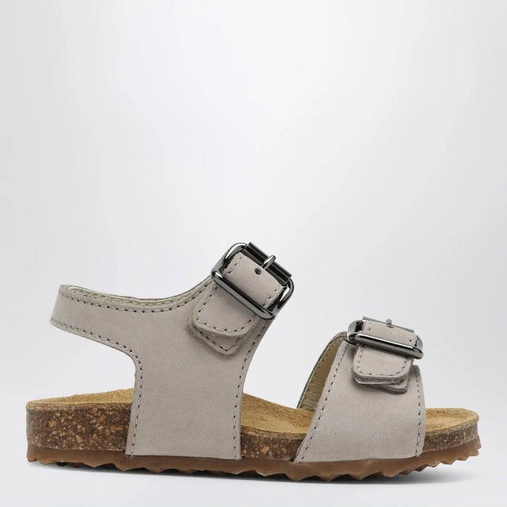 Il Gufo - Gray sandal in nubuck with strap Brand Shoes 20