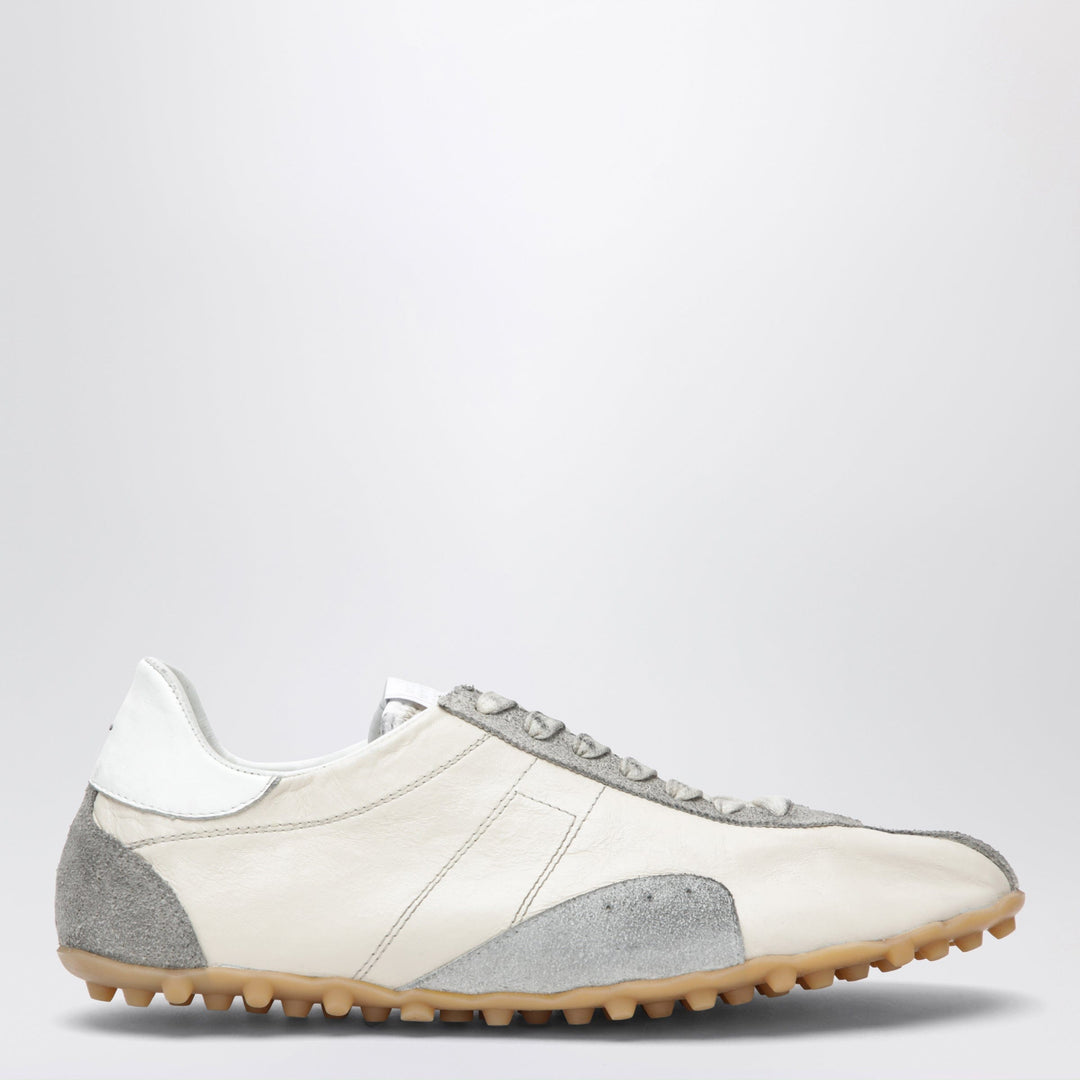 Shoes Maison Margiela - Sprinters Sneakers In Cream Leather And Vintage Suede Brand